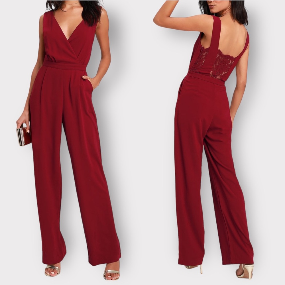 Lulu’s Kiska Lace Back Jumpsuit